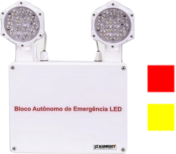 BLOCO AUTÔNOMO DE EMERGÊNCIA 2 FARÓIS IP66/68 LEDS (SÉRIE SPT)